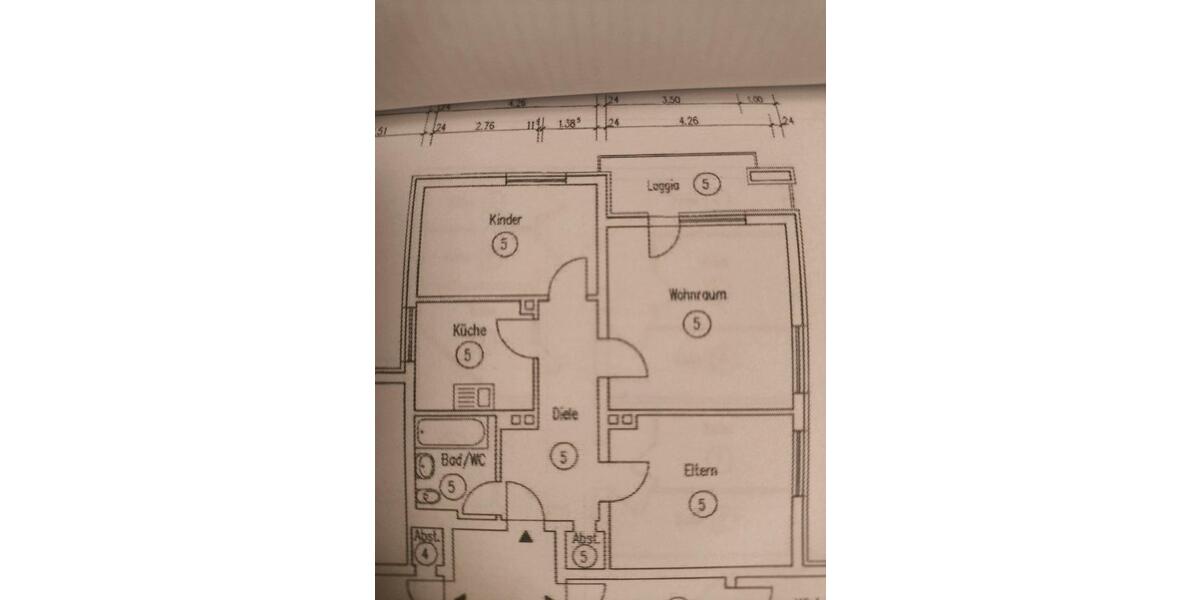 Etagenwohnung Duisburg Angerhausen - 3.5 Zimmer, 67 m&sup2;, 720&euro; | Angebot:26036534