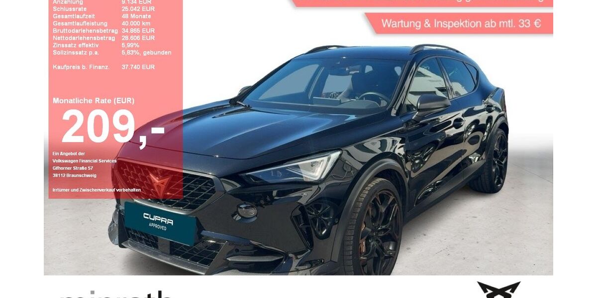 Cupra Formentor 24.654 km 37.480 &euro; Moers-Hülsdonk 47441