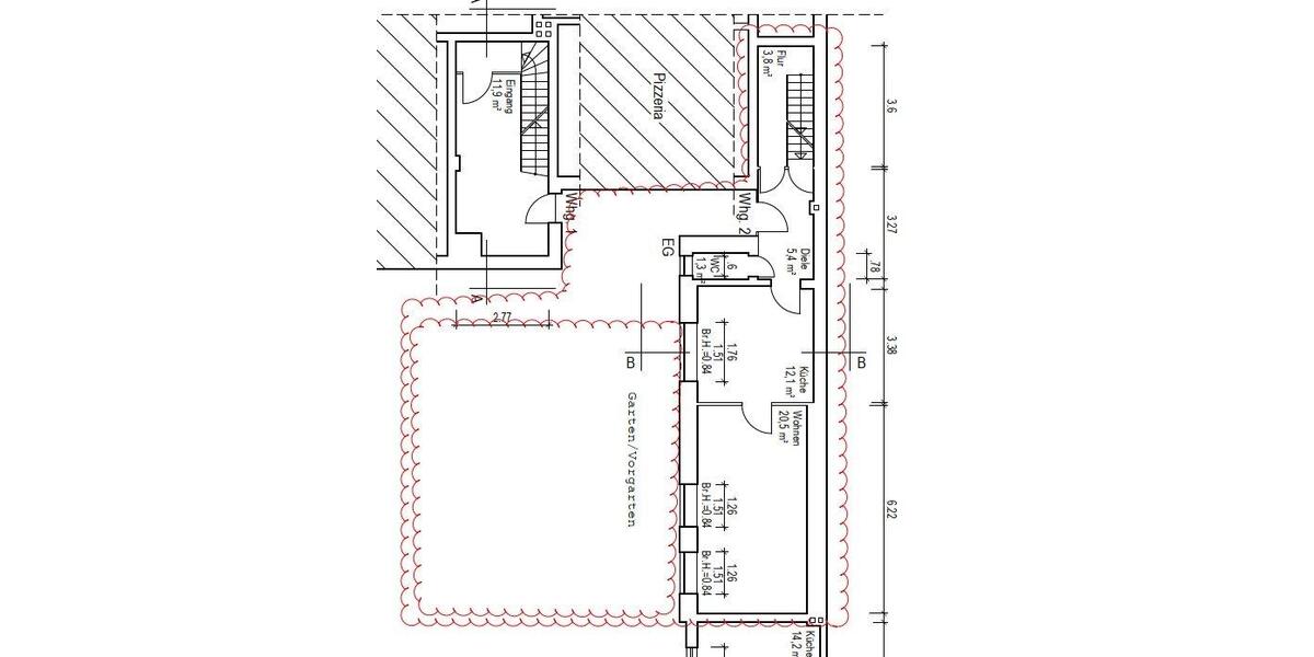 Etagenwohnung Krefeld Fischeln - 4 Zimmer, 115 m&sup2;, 1.790&euro; | Angebot:27585623
