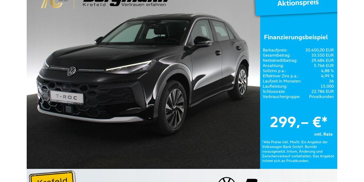 VW T-Roc 11.000 km 35.450 &euro; Krefeld 47803