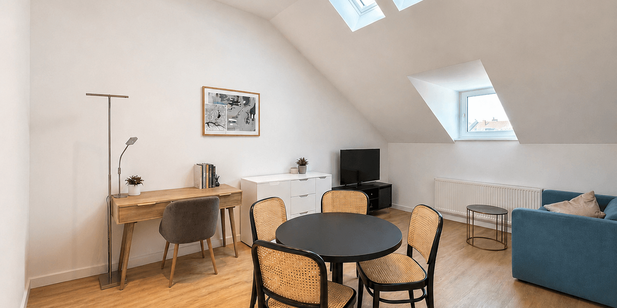Etagenwohnung Düsseldorf Stadtmitte - 2 Zimmer, 59 m&sup2;, 299.000&euro; | Angebot:26881977