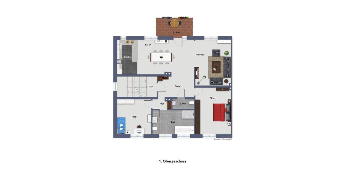 Etagenwohnung Duisburg Ruhrort - 3 Zimmer, 112 m&sup2;, 359.000&euro; | Angebot:25779663