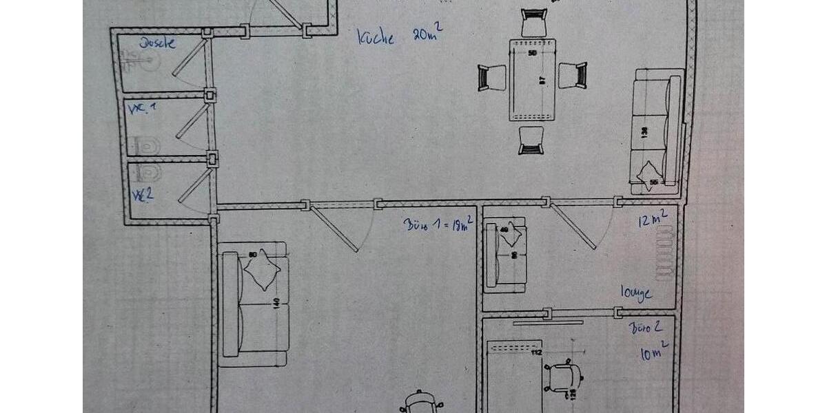 Erdgeschoßwohnung Duisburg - 2 Zimmer, 50 m&sup2;, 500&euro; | Angebot:25395109