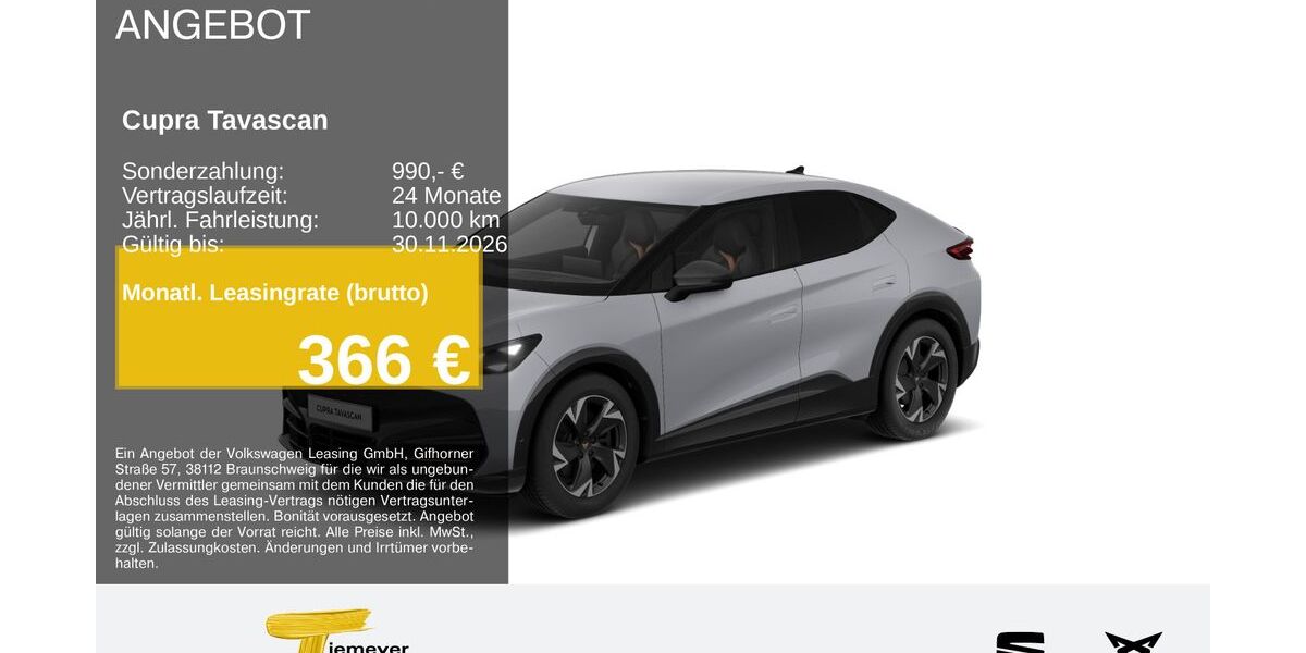 Cupra Tavascan 13.791 km 39.640 &euro; Duisburg 47059