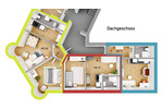 Etagenwohnung Düsseldorf Pempelfort - 2 Zimmer, 46 m&sup2;, 162.999&euro; | Angebot:25799446
