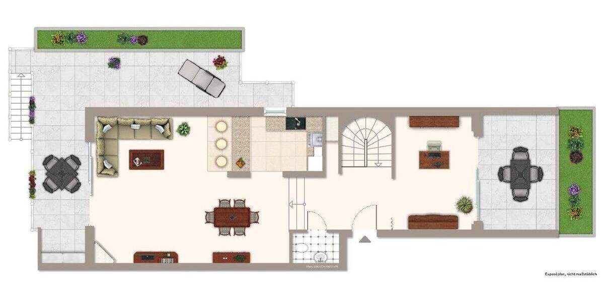 Etagenwohnung Düsseldorf Wittlaer - 3 Zimmer, 149 m&sup2;, 598.000&euro; | Angebot:25725870