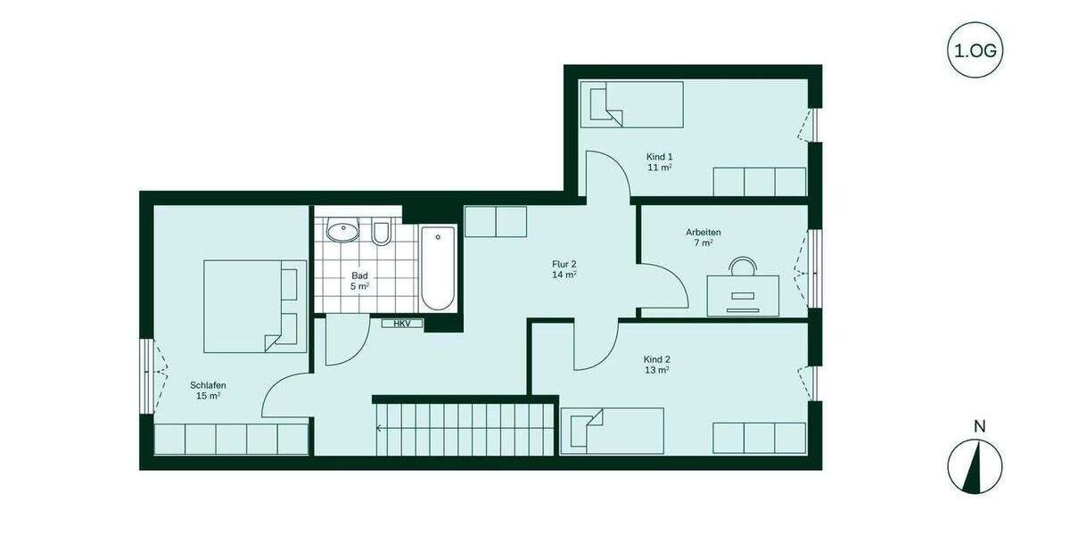 Etagenwohnung Düsseldorf Benrath - 6 Zimmer, 127 m&sup2;, 749.900&euro; | Angebot:25938555