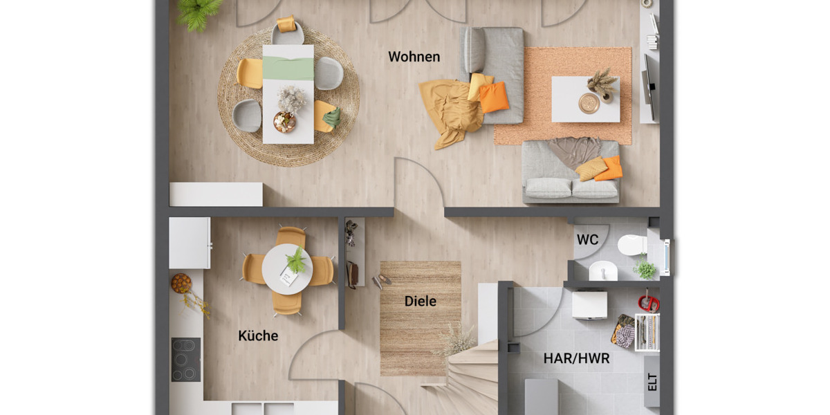 Einfamilienhaus Brüggen - 4 Zimmer, 107 m&sup2;, 422.487&euro; | Angebot:25739051