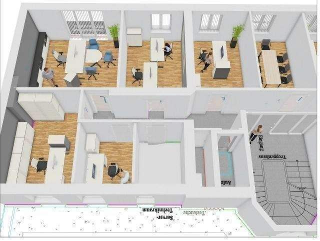 Gewerbeobjekt Düsseldorf Stadtmitte - 1 Zimmer, 230 m&sup2;, 3.105&euro; | Angebot:25820122