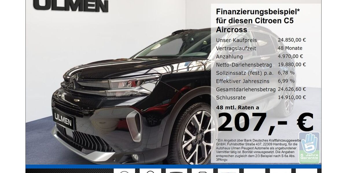 Citroen C5 Aircross 22.436 km 24.850 &euro; Düsseldorf 40233