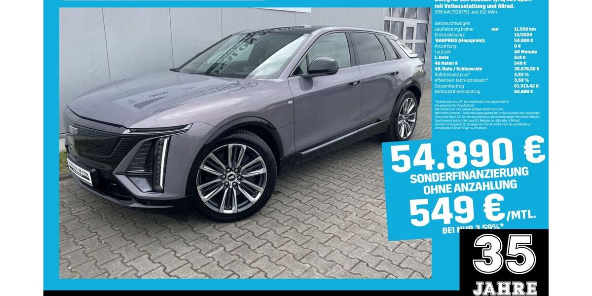 Cadillac LYRIQ 11.422 km 54.890 &euro; Mönchengladbach 41066