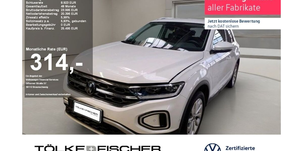 VW T-Roc 54.307 km 25.495 &euro; Krefeld 47805