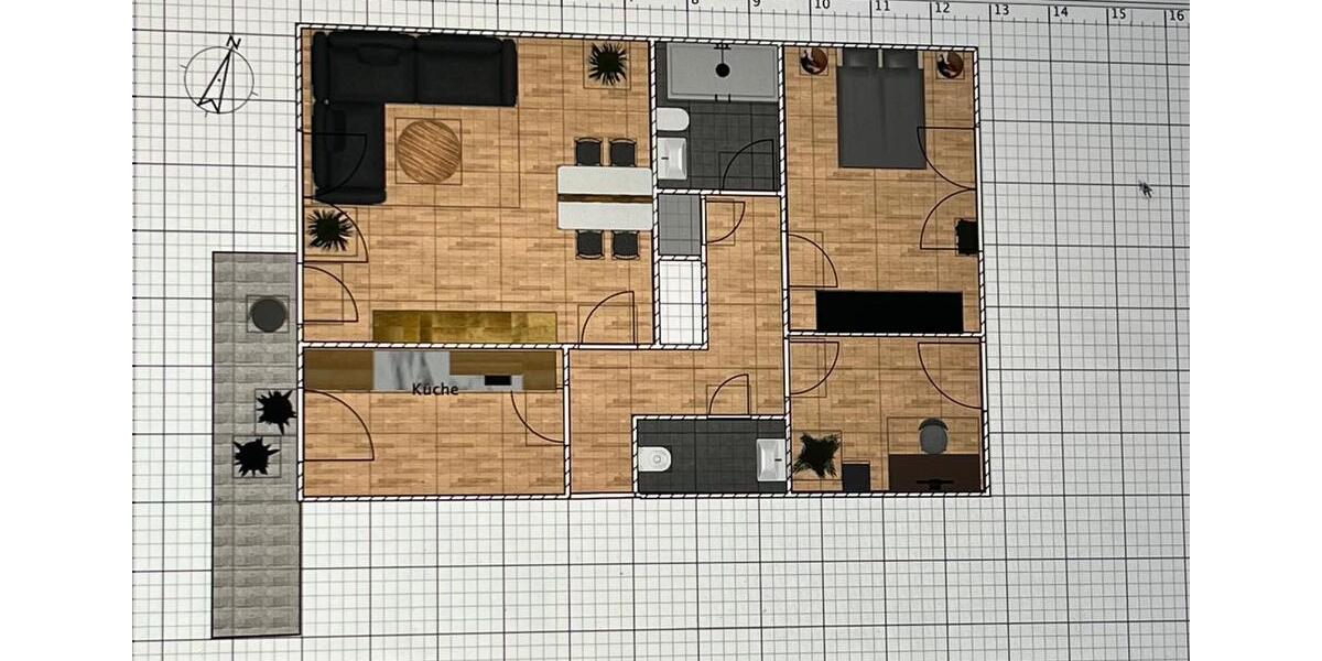 Etagenwohnung Krefeld Bockum - 3 Zimmer, 62 m&sup2;, 176.700&euro; | Angebot:25934809