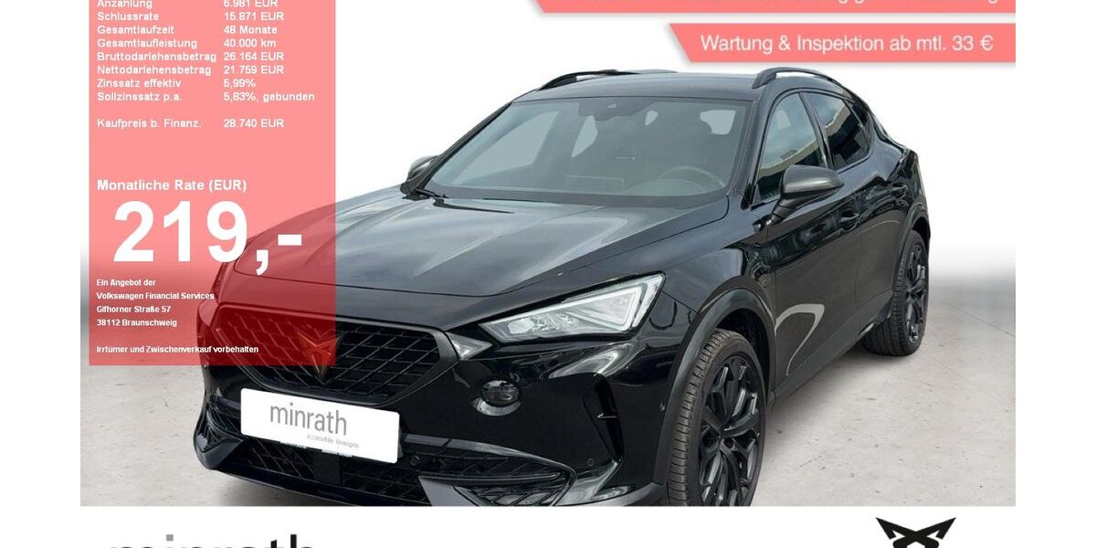 Cupra Formentor 54.764 km 28.240 &euro; Moers-Hülsdonk 47441