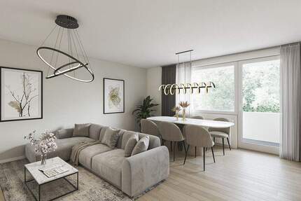 Wohnung Düsseldorf / Unterbach Unterbach - 3 Zimmer, 76 m&sup2;, 249.000&euro; | Angebot:25748187