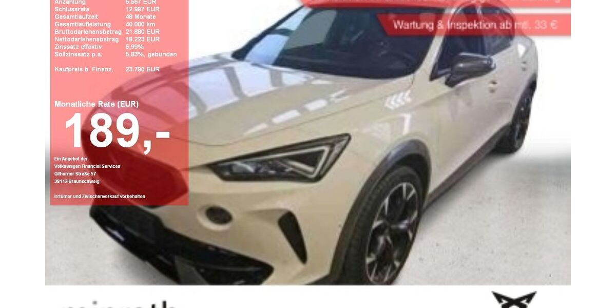 Cupra Formentor 90.008 km 23.540 &euro; Moers-Hülsdonk 47441