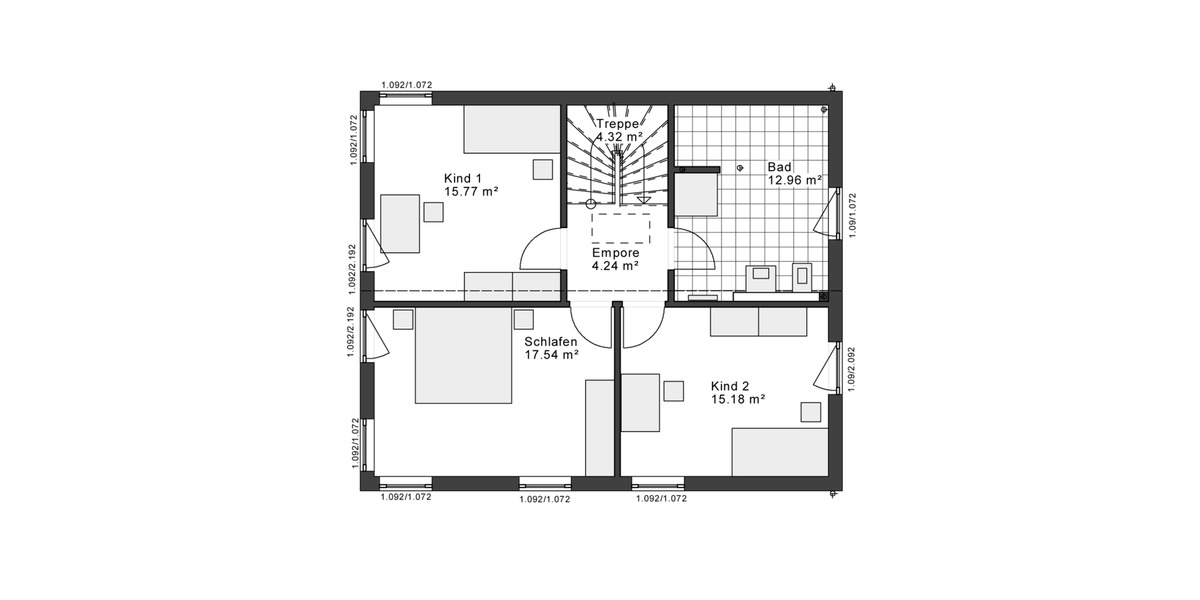 Einfamilienhaus Brüggen - 4 Zimmer, 140 m&sup2;, 1.859&euro; | Angebot:23580082