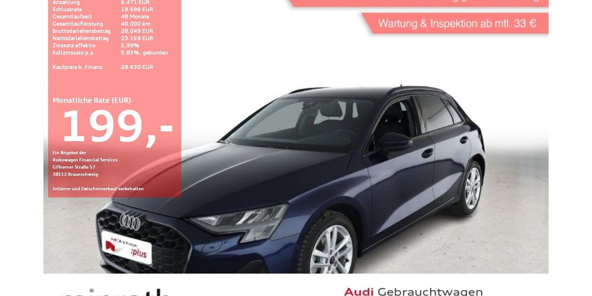 Audi A3 8.977 km 29.130 &euro; Moers-Hülsdonk 47441