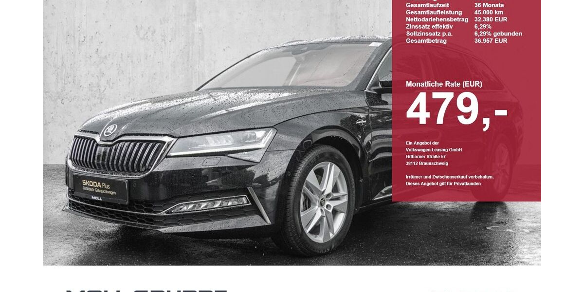 Skoda Superb 63.835 km 32.380 &euro; Düsseldorf 40549