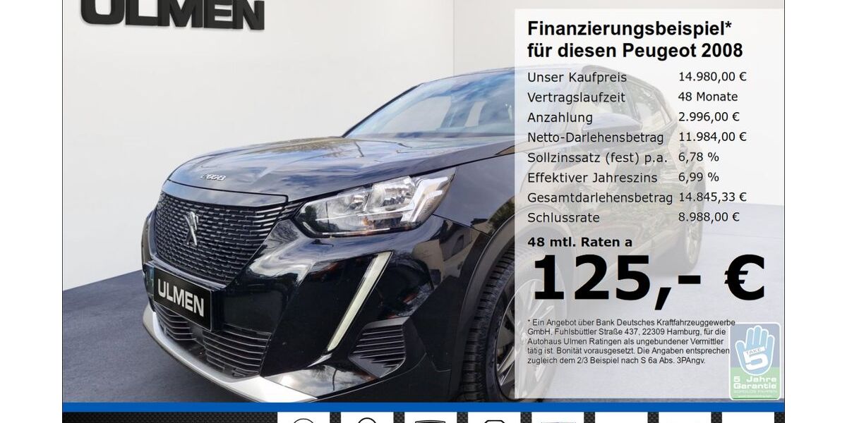 Peugeot 2008 69.865 km 14.980 &euro; Ratingen 40880
