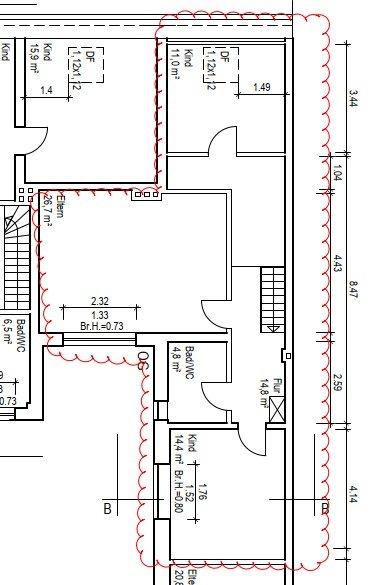 Etagenwohnung Krefeld Fischeln - 4 Zimmer, 115 m&sup2;, 1.790&euro; | Angebot:27585623