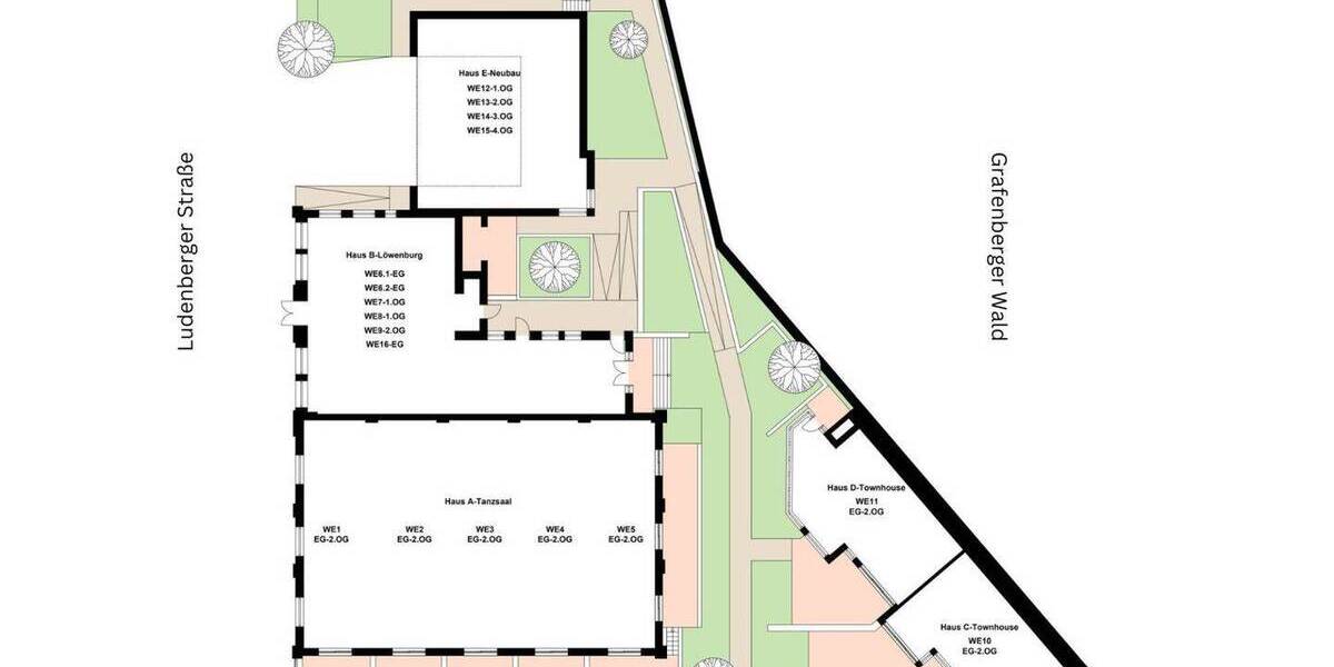 Etagenwohnung Düsseldorf Ludenberg - 2 Zimmer, 67 m&sup2;, 410.000&euro; | Angebot:25738410