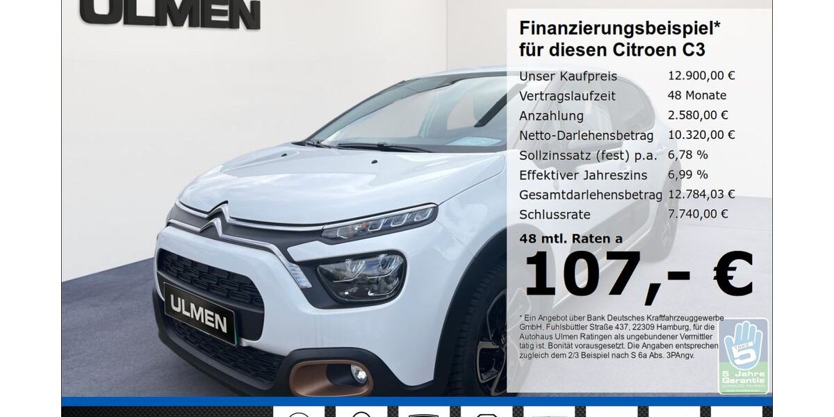 Citroen C3 25.435 km 12.888 &euro; Ratingen 40880