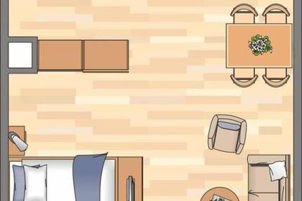 Wohnung Düsseldorf Stadtbezirk 3 - 1 Zimmer, 49 m&sup2;, 699&euro; | Angebot:25003550