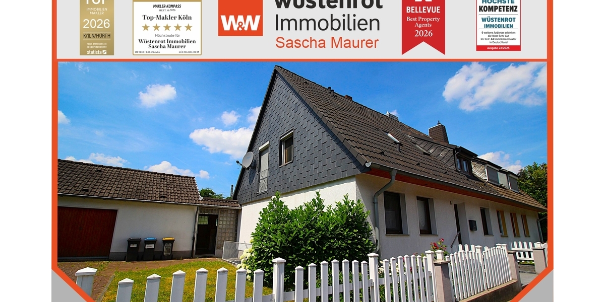 Duisburg Rahm: Gepflegte Doppelhaushälfte mit Garage auf schönem Sonnengrundstück - Doppelhaushälfte Duisburg / Rahm Rahm | Angebot:27009070