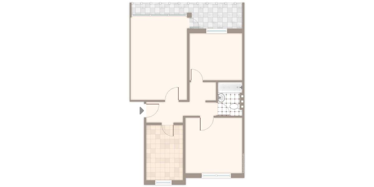 Erdgeschoßwohnung Mönchengladbach West - 3 Zimmer, 71 m&sup2;, 669&euro; | Angebot:25416396