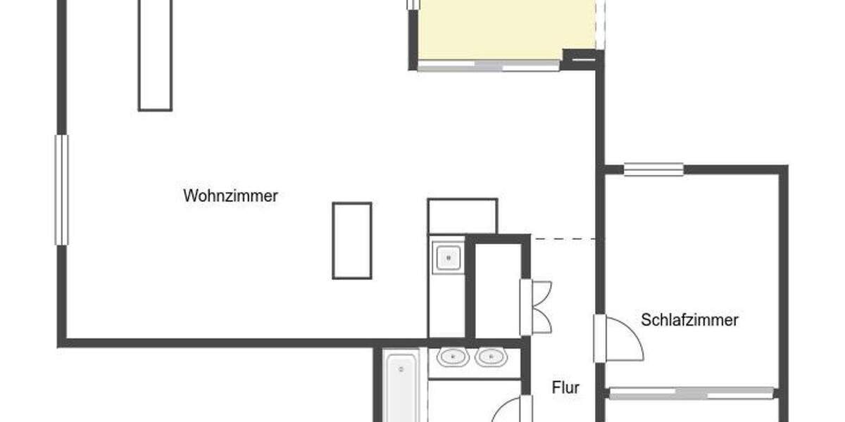 Etagenwohnung Düsseldorf Pempelfort - 2 Zimmer, 90 m&sup2;, 645.000&euro; | Angebot:25747976