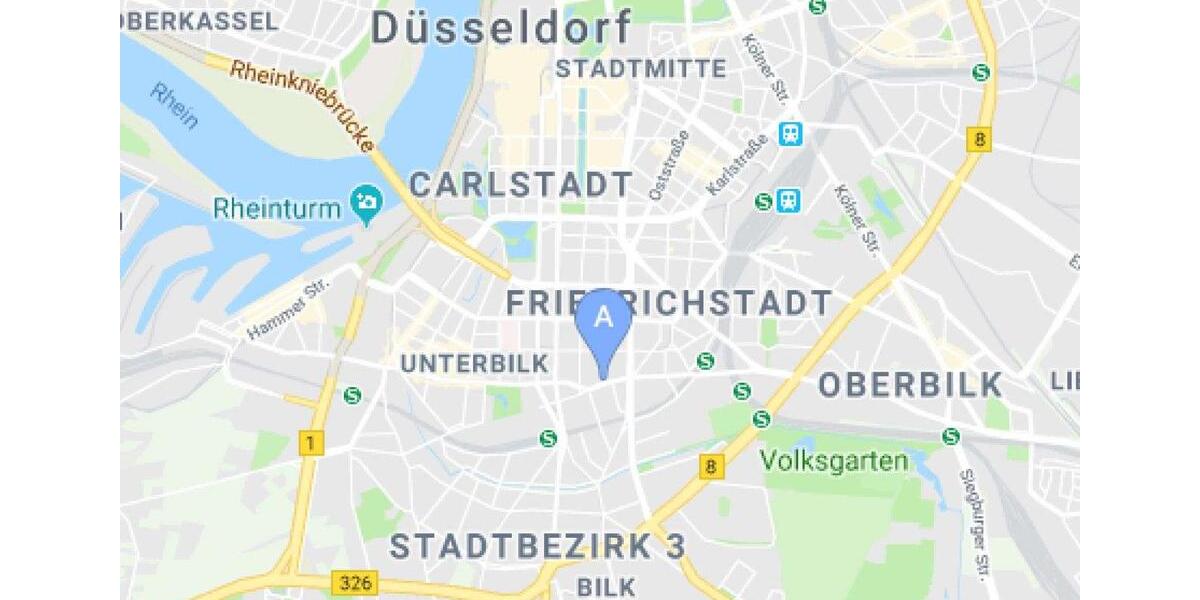 Etagenwohnung Düsseldorf Stadtbezirk 3 - 1 Zimmer, 45 m&sup2;, 865&euro; | Angebot:26019339