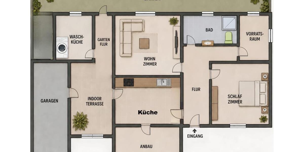 Bungalow Bedburg - 4 Zimmer, 100 m&sup2;, 309.000&euro; | Angebot:26720823