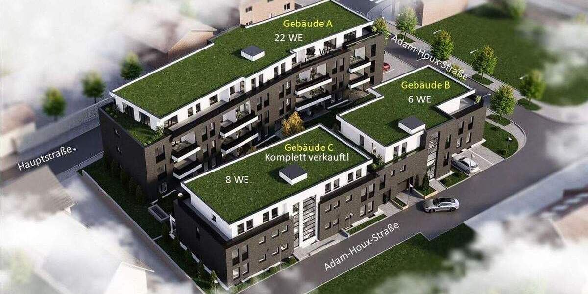 Etagenwohnung Niederkrüchten Elmpt Elmpt - 2 Zimmer, 63 m&sup2;, 319.794&euro; | Angebot:25781561