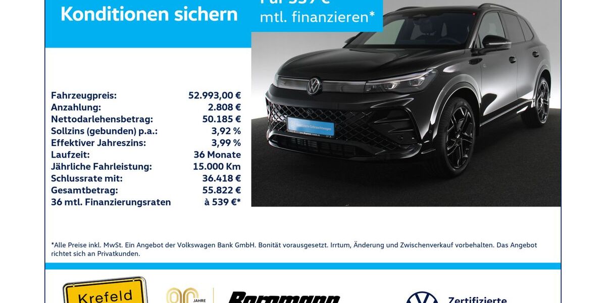 VW Tiguan 16.687 km 51.994 &euro; Krefeld 47803