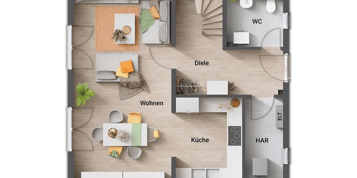 Einfamilienhaus Brüggen - 4 Zimmer, 98 m&sup2;, 430.704&euro; | Angebot:26695989