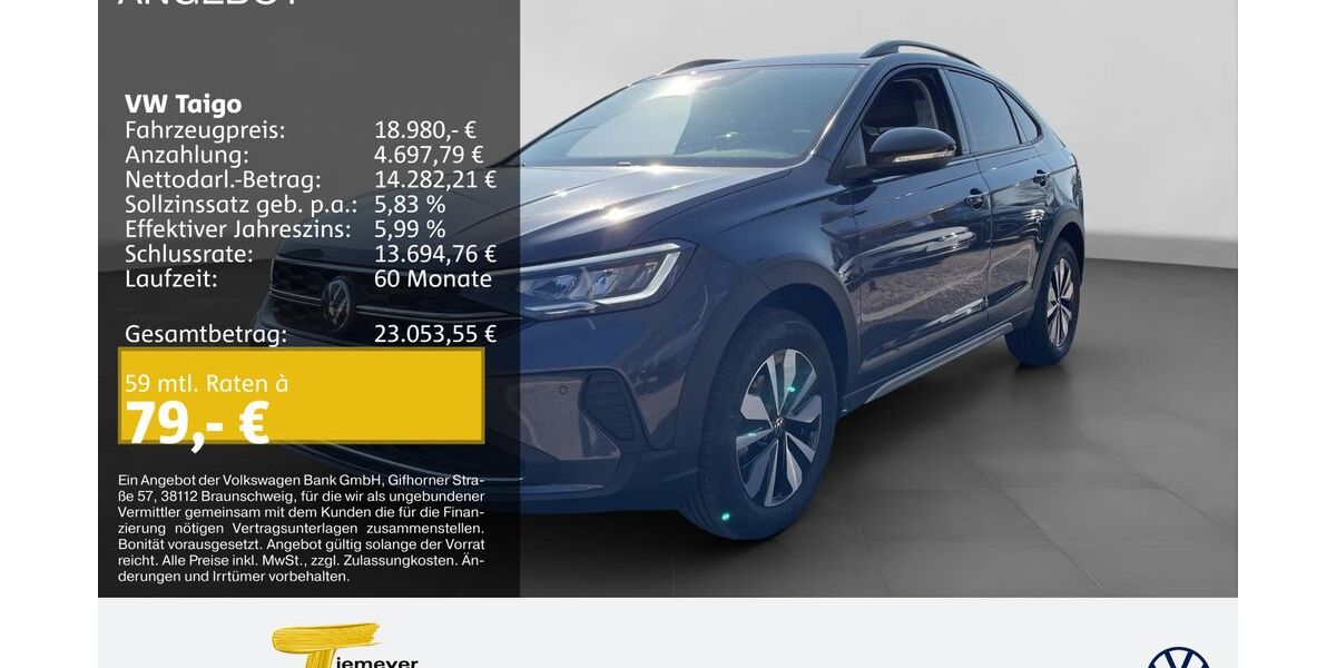 VW Taigo 9.655 km 18.780 &euro; Duisburg 47059