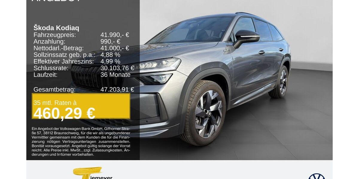 Skoda Kodiaq 11.900 km 41.430 &euro; Duisburg 47059