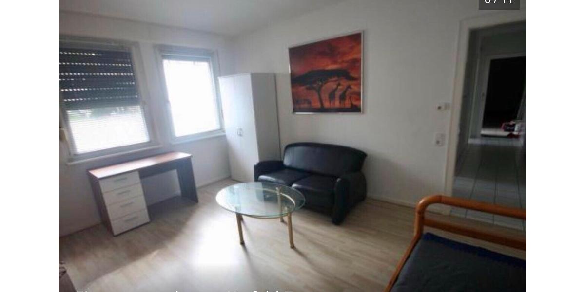 Etagenwohnung Krefeld Cracau - 1 Zimmer, 40 m&sup2;, 400&euro; | Angebot:26355566