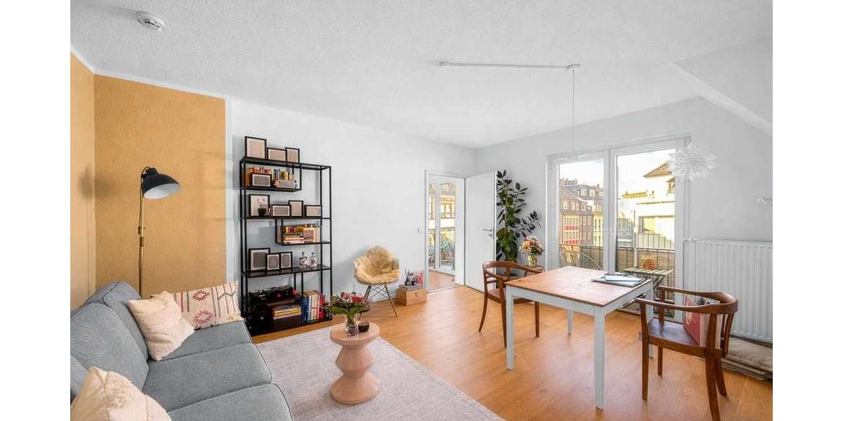 Etagenwohnung Düsseldorf Pempelfort - 2 Zimmer, 55 m&sup2;, 259.000&euro; | Angebot:25893091