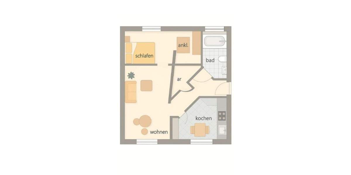 Einfamilienhaus Duisburg Huckingen - 2 Zimmer, 79.000&euro; | Angebot:25718930