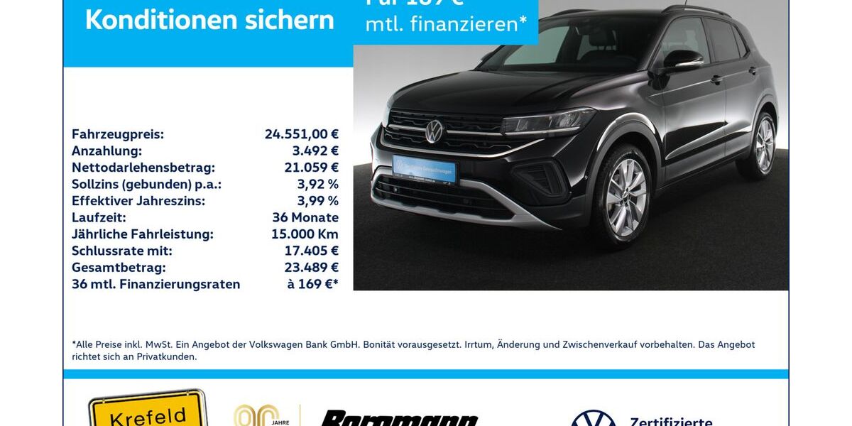VW T-Cross 24.688 km 24.222 &euro; Krefeld 47803