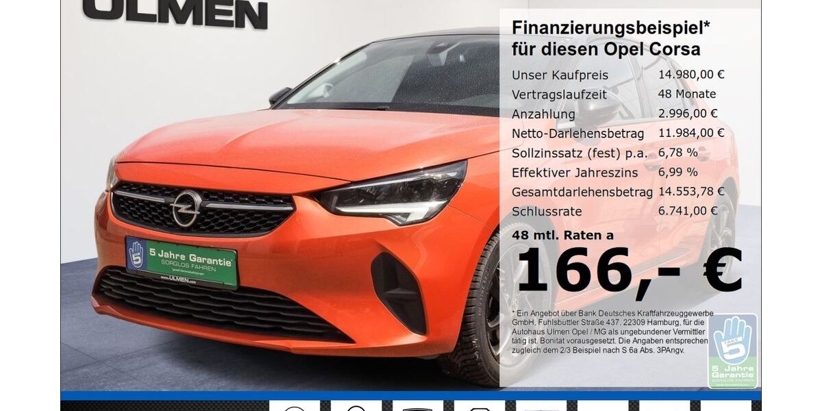 Opel Corsa 53.265 km 14.980 &euro; Düsseldorf 40231