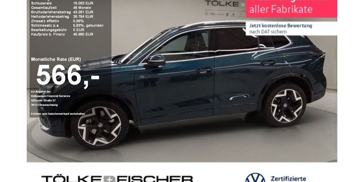 VW Tiguan 5.742 km 43.976 &euro; Krefeld 47805