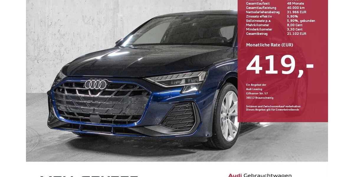 Audi A3 10.000 km 39.990 &euro; Düsseldorf 40549