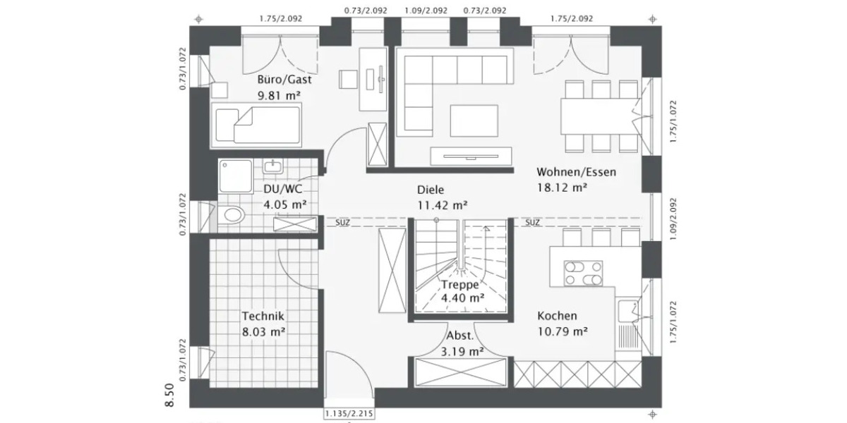 Einfamilienhaus Tönisvorst St. Tönis - 5 Zimmer, 138 m&sup2;, 548.900&euro; | Angebot:25734253
