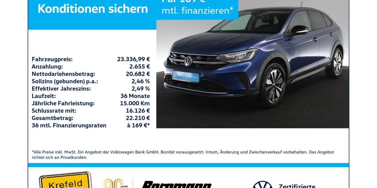 VW Taigo 9.806 km 22.995 &euro; Krefeld 47803