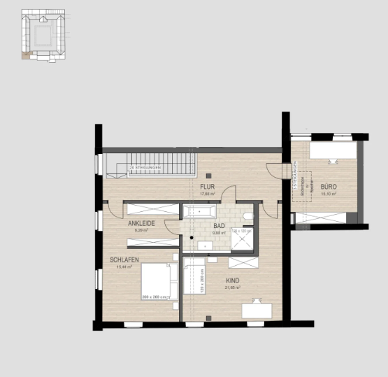 Etagenwohnung Willich Schiefbahn - 2 Zimmer, 118 m&sup2;, 873.275&euro; | Angebot:25685793