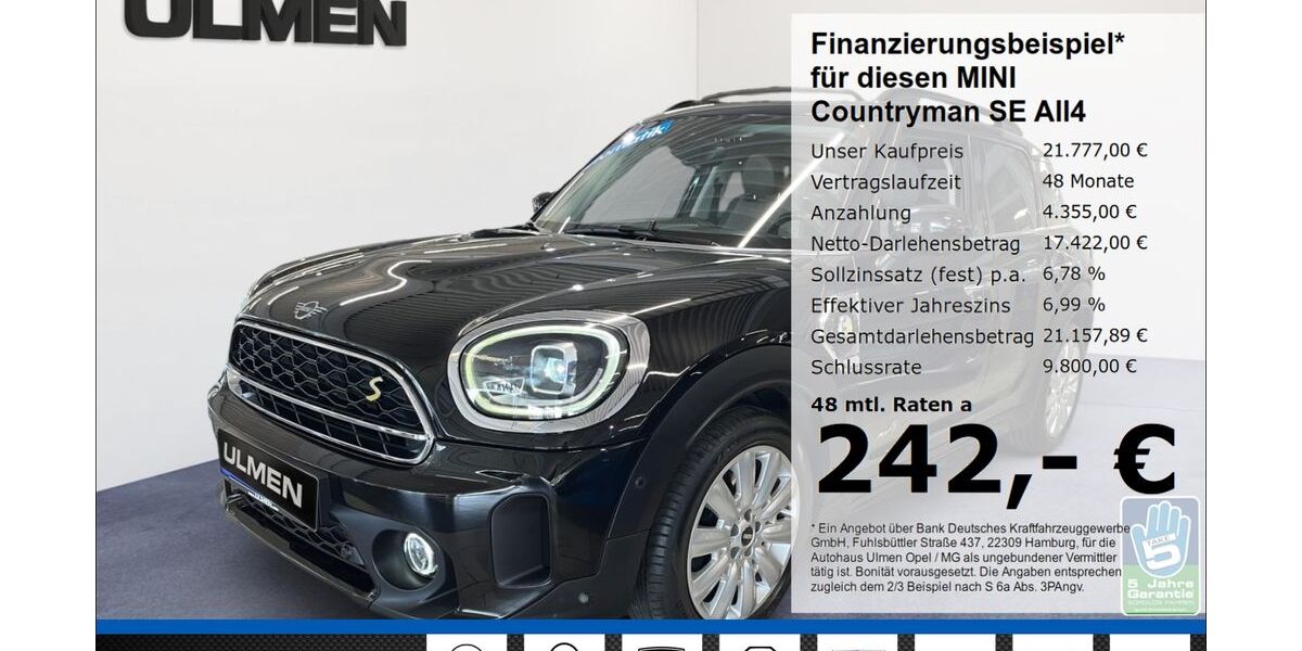 Mini Countryman SE (Cooper) 84.865 km 20.666 &euro; Düsseldorf 40231