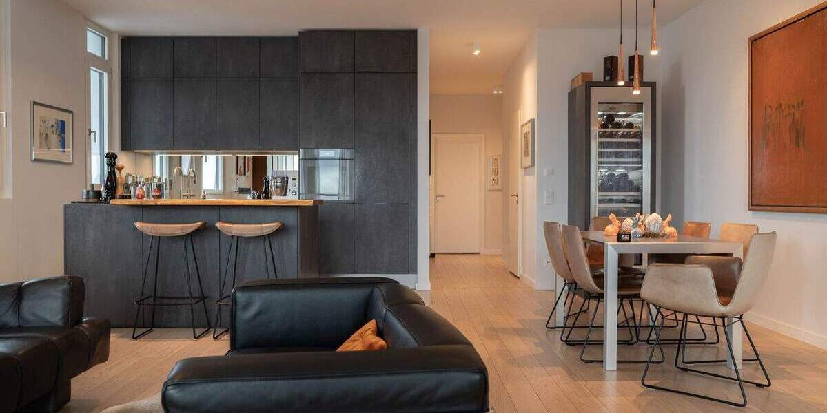 Etagenwohnung Düsseldorf Düsseltal - 4 Zimmer, 129 m&sup2;, 1.250.000&euro; | Angebot:25877193